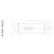 Z-Lite Sana 3 Light Outdoor Pier Mounted Fixture, Black And Seedy 592PHBS-SQPM-BK - alternate 7